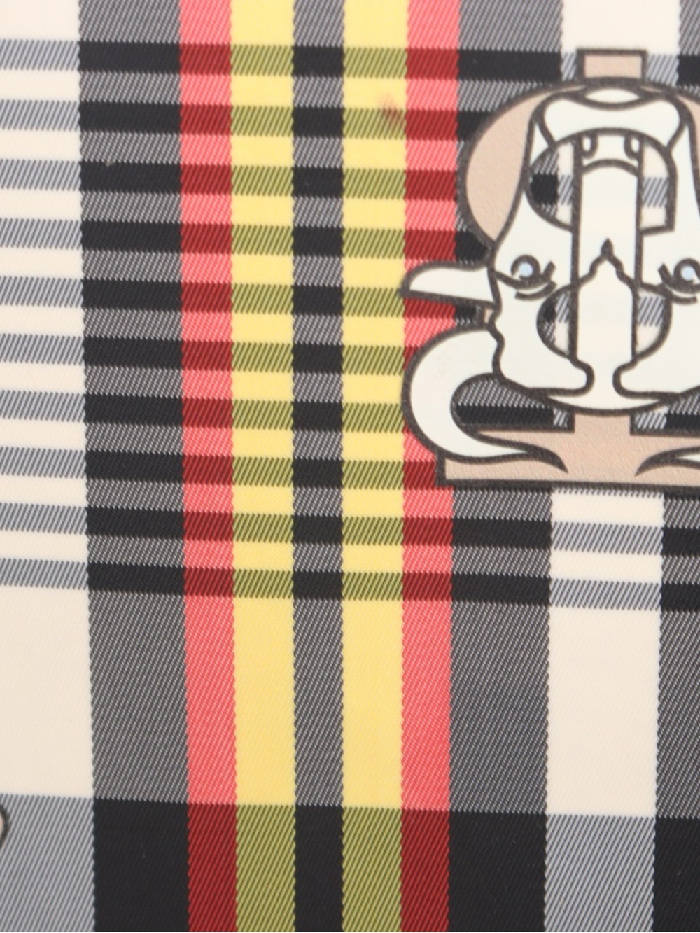 ♥️Burberry Elegant Giant Tartan Plaid Large Tote Bag with Contrast Trim♥️ - Picture 8 of 14